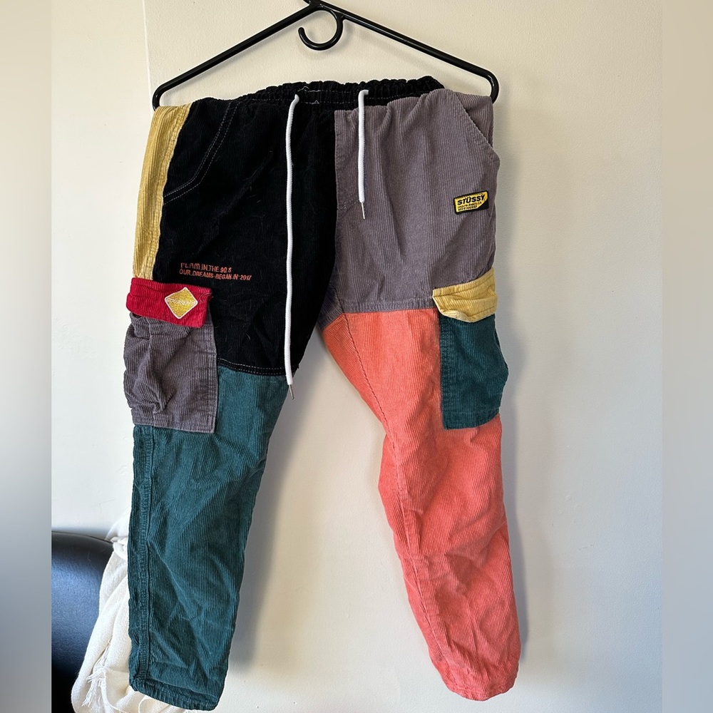 Aelfric Eden color block corduroy pants